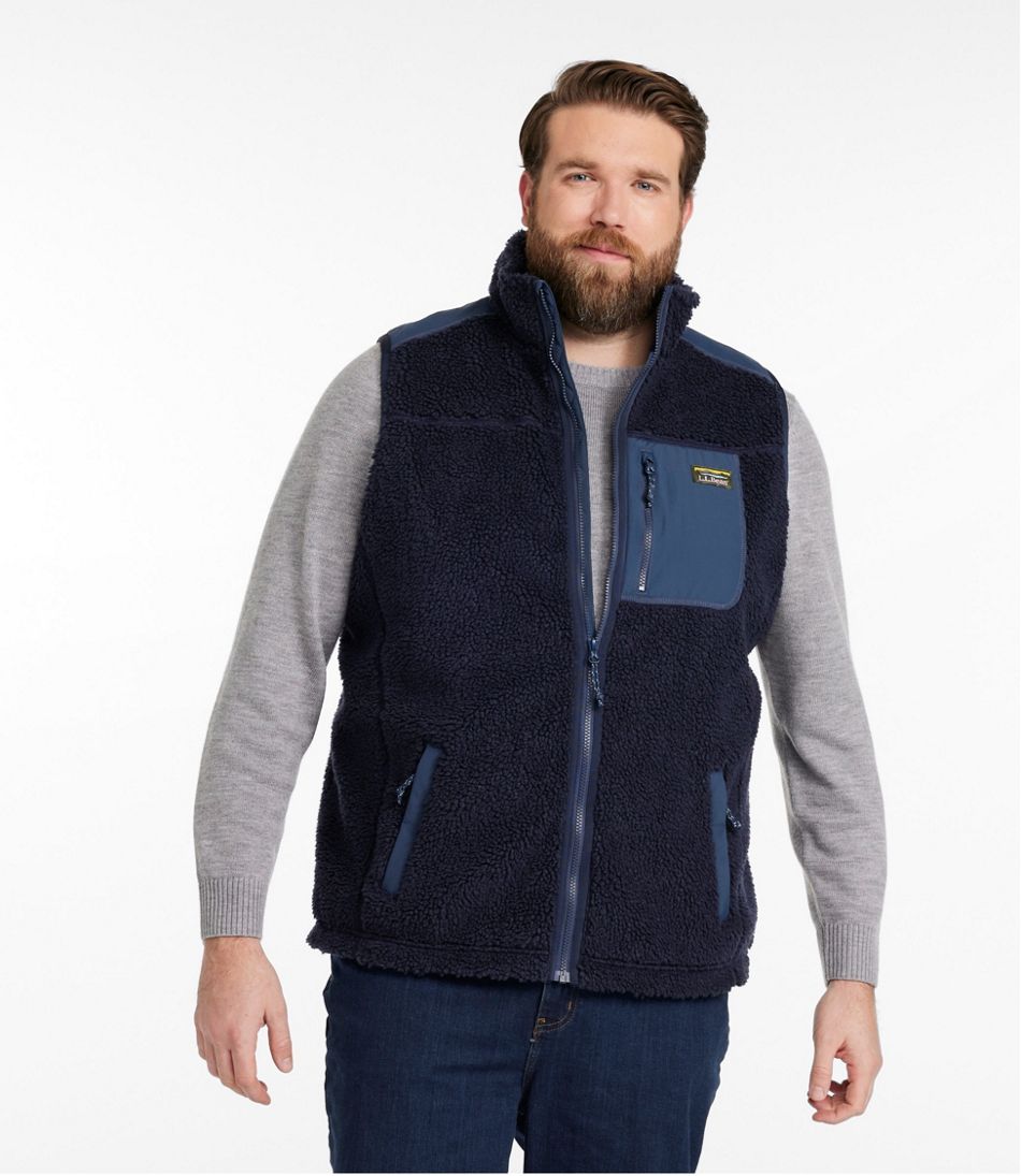 Men's Bean's Sherpa Vest - Image 4