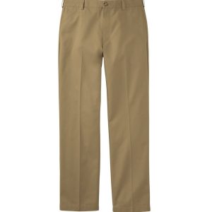 Men's Wrinkle-Free Double L? Chinos, Natural Fit, Hidden Comfort, Plain Front