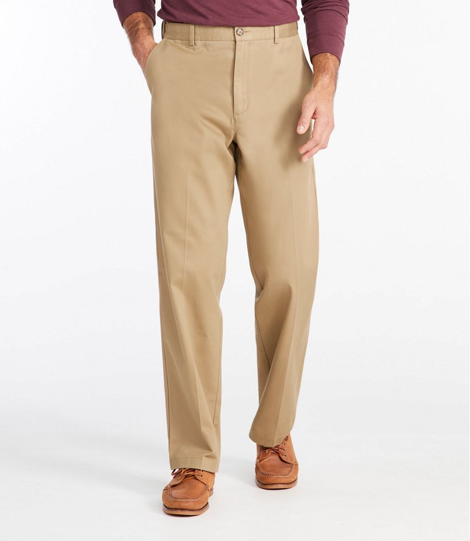 Men's Wrinkle-Free Double L? Chinos, Natural Fit, Hidden Comfort, Plain Front - Image 2