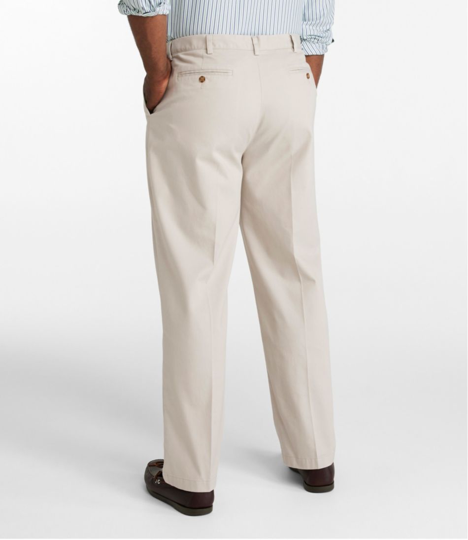 Men's Wrinkle-Free Double L? Chinos, Natural Fit, Hidden Comfort, Plain Front - Image 6