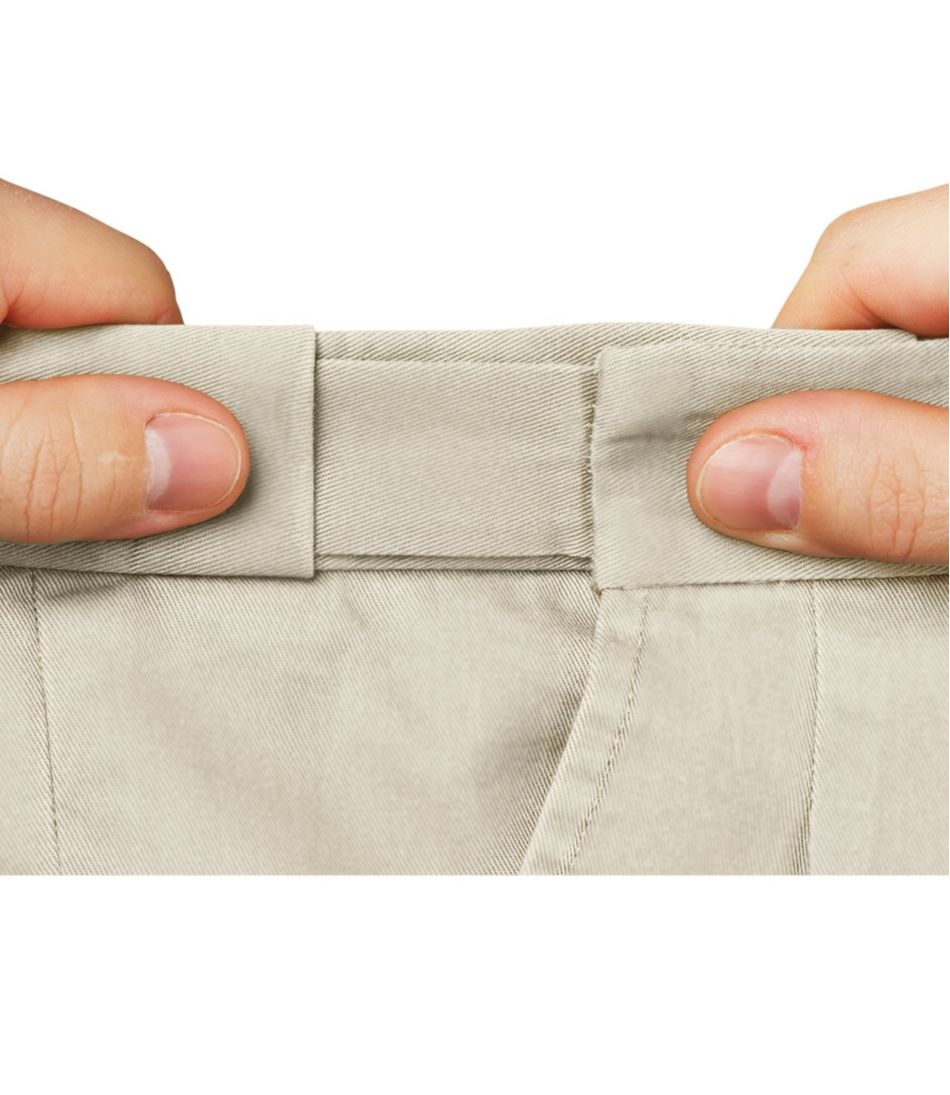 Men's Wrinkle-Free Double L? Chinos, Natural Fit, Hidden Comfort, Plain Front - Image 8