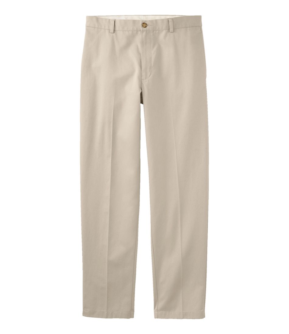 Men's Wrinkle-Free Double L? Chinos, Classic Fit, Plain Front