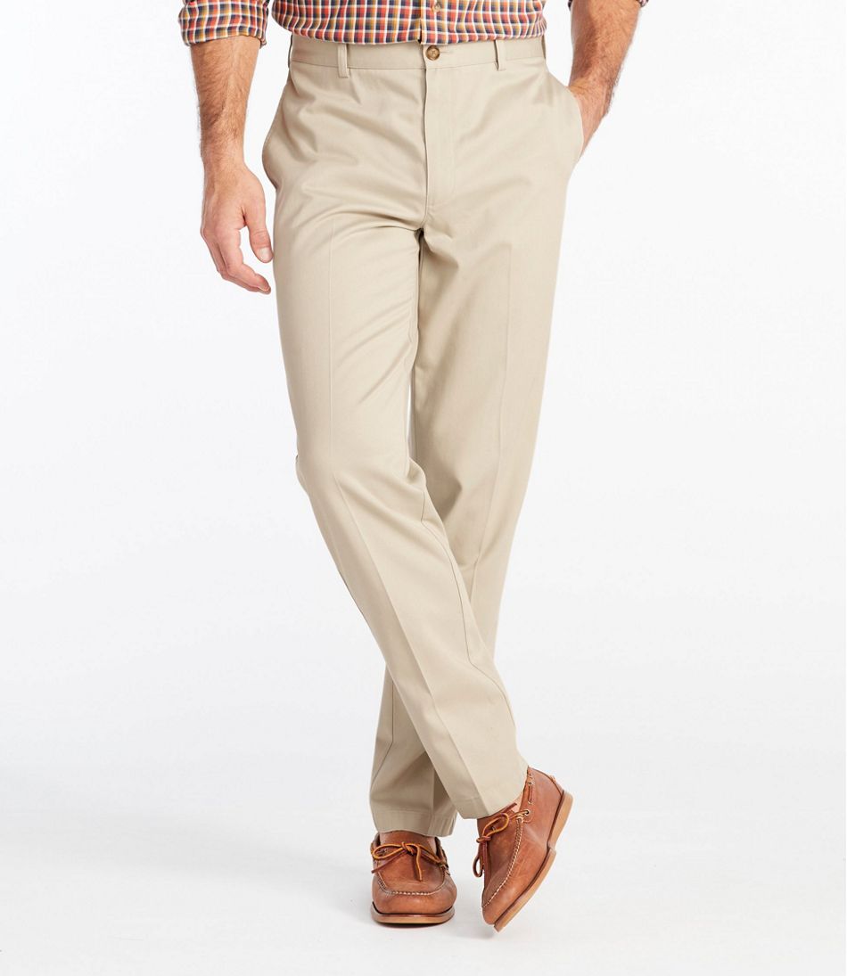 Men's Wrinkle-Free Double L? Chinos, Classic Fit, Plain Front - Image 2