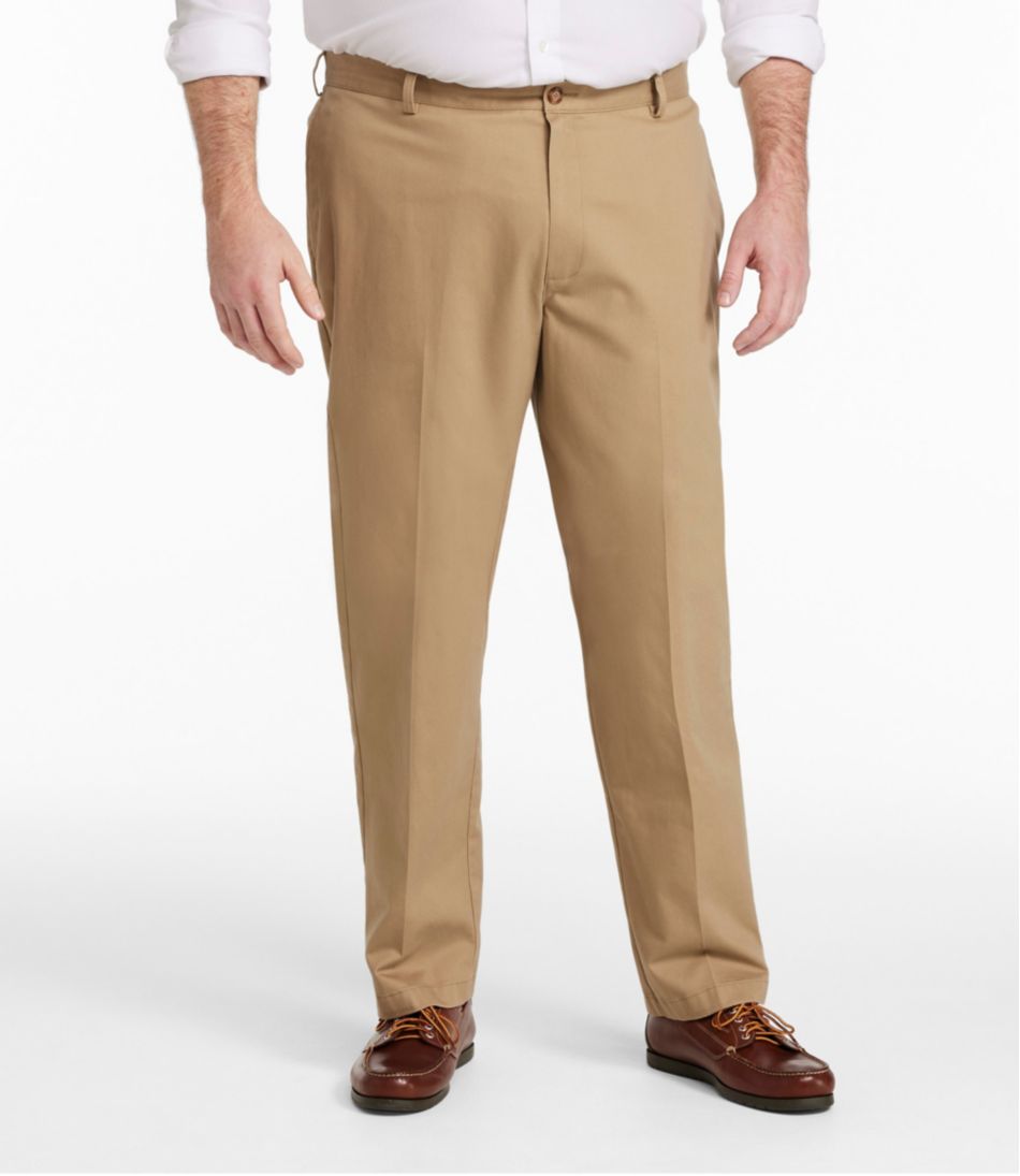 Men's Wrinkle-Free Double L? Chinos, Classic Fit, Plain Front - Image 5