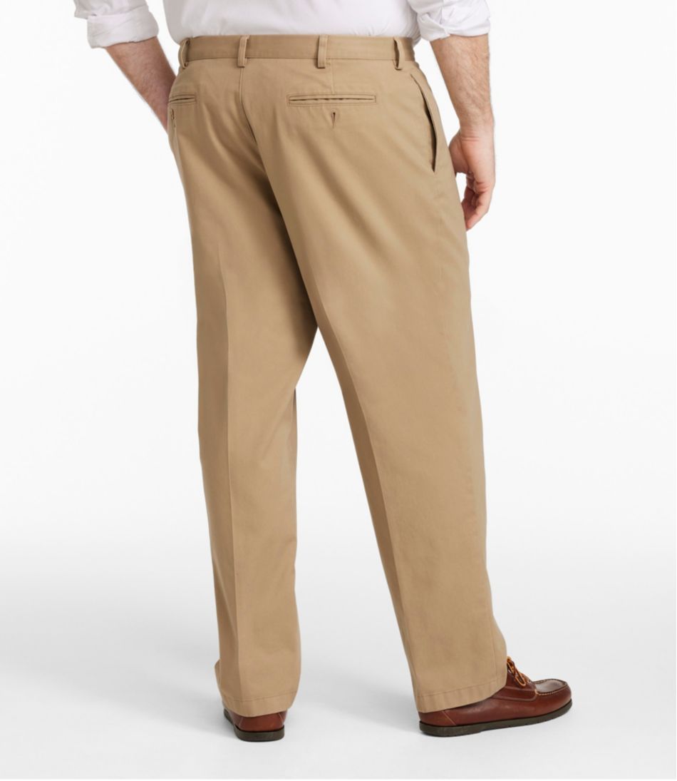 Men's Wrinkle-Free Double L? Chinos, Classic Fit, Plain Front - Image 6