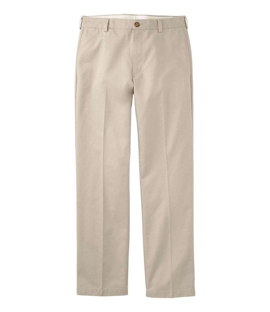 Men's Wrinkle-Free Double L? Chinos, Natural Fit, Plain Front