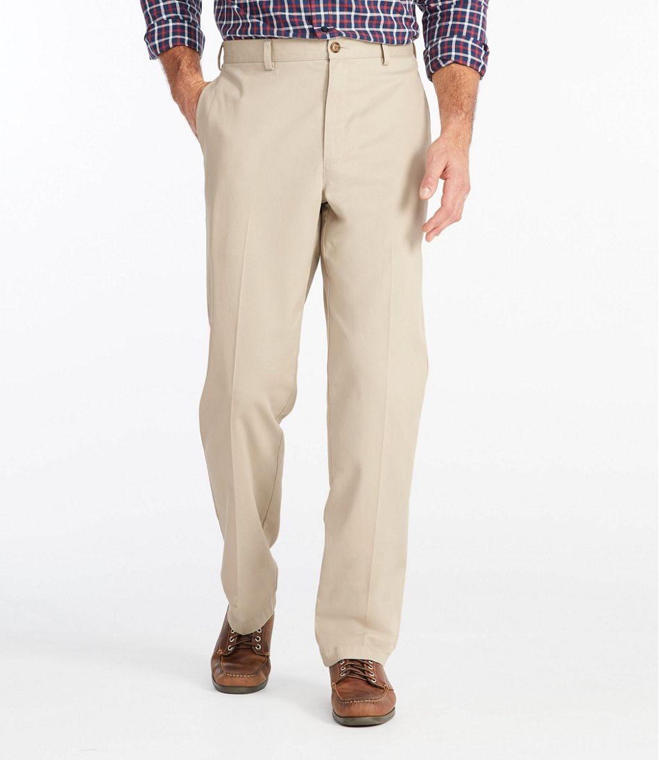 Men's Wrinkle-Free Double L? Chinos, Natural Fit, Plain Front - Image 2