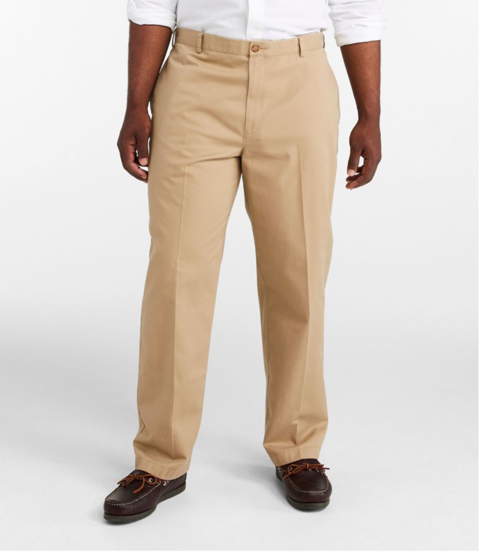 Men's Wrinkle-Free Double L? Chinos, Natural Fit, Plain Front - Image 5