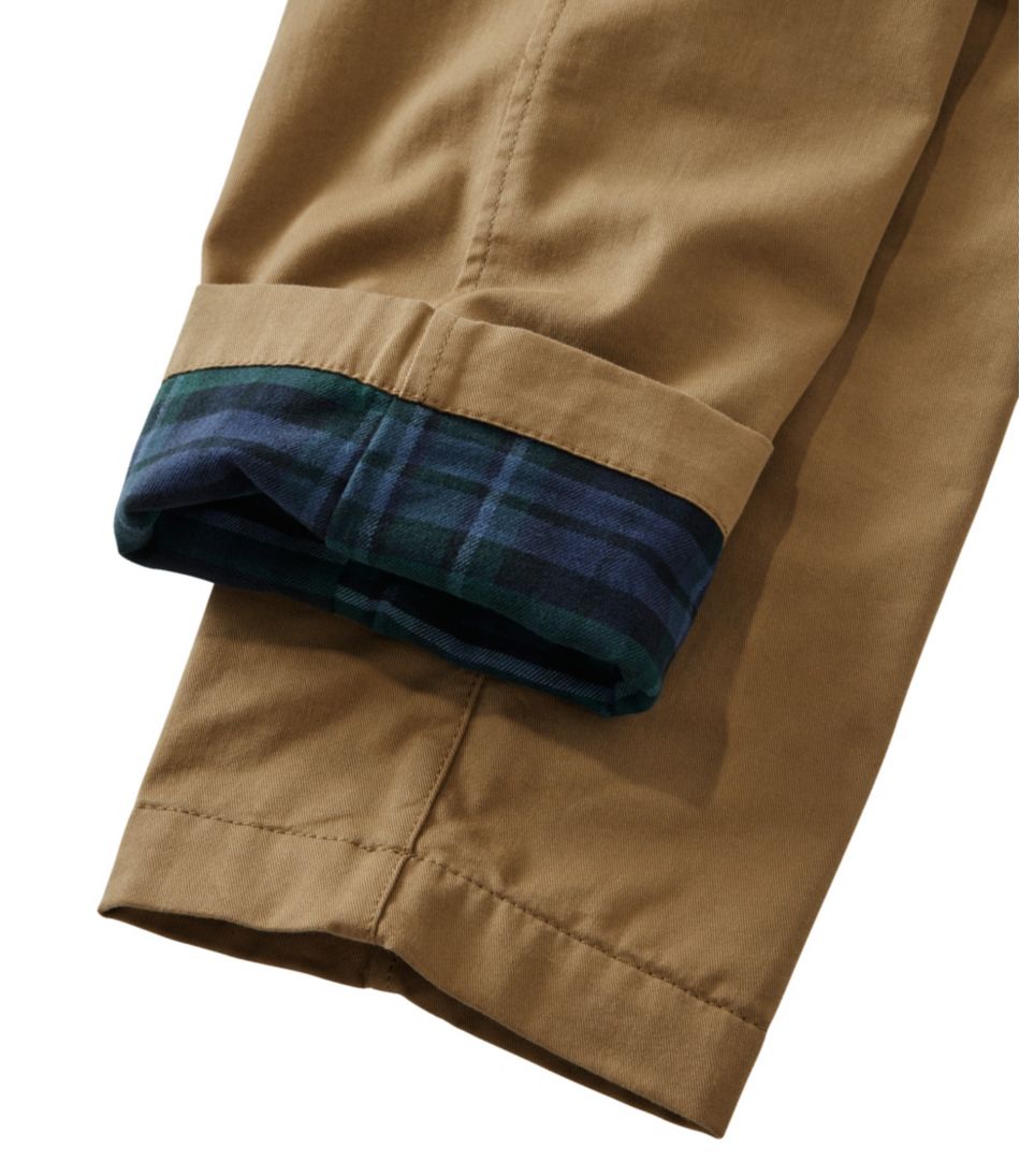 Men's Comfort Stretch Dock Pants, Standard Fit, Straight Leg, Flannel-Lined - Image 6