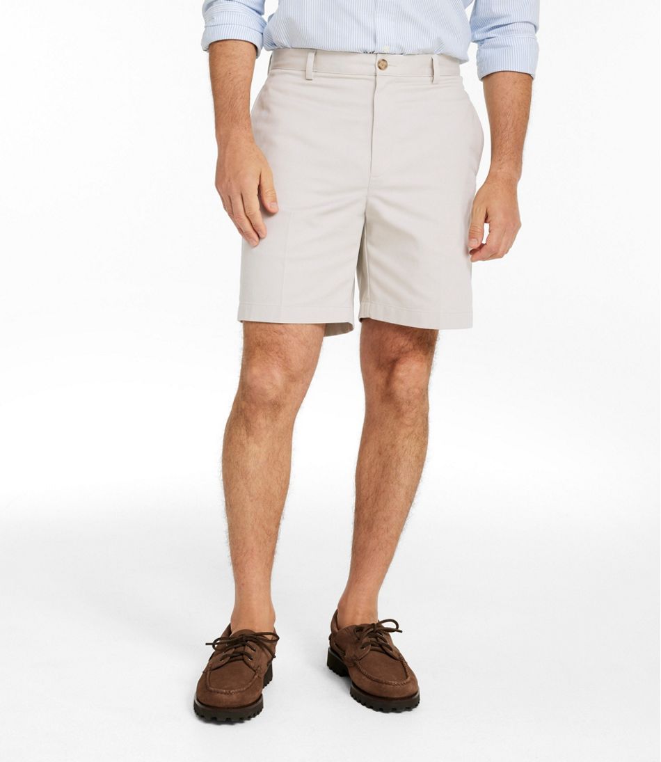 Men's Wrinkle-Free Double L? Chino Shorts, Classic Fit, 8" - Image 2