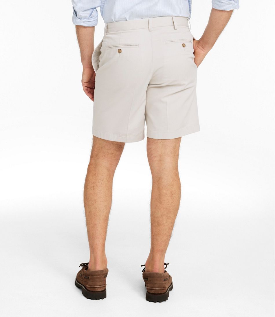 Men's Wrinkle-Free Double L? Chino Shorts, Classic Fit, 8" - Image 3