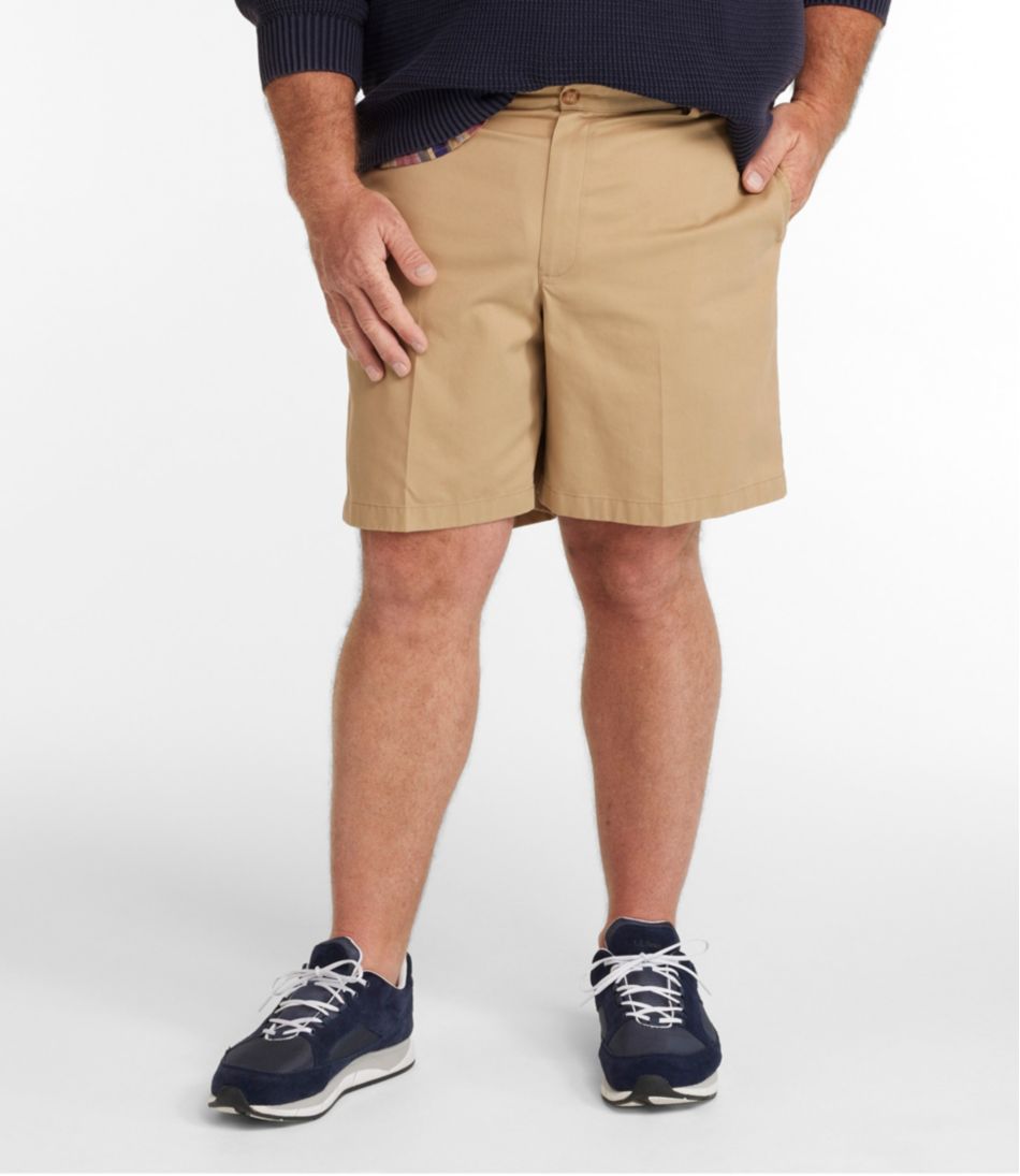 Men's Wrinkle-Free Double L? Chino Shorts, Classic Fit, 8" - Image 4