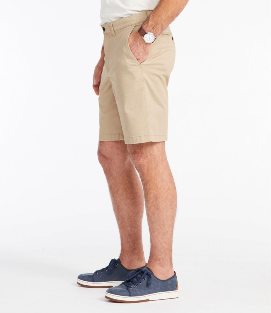 Men's Lakewashed? Stretch Khaki Shorts, 9" - Image 4