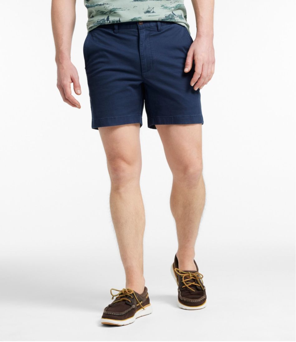 Men's Lakewashed? Stretch Khaki Shorts, 6" - Image 2