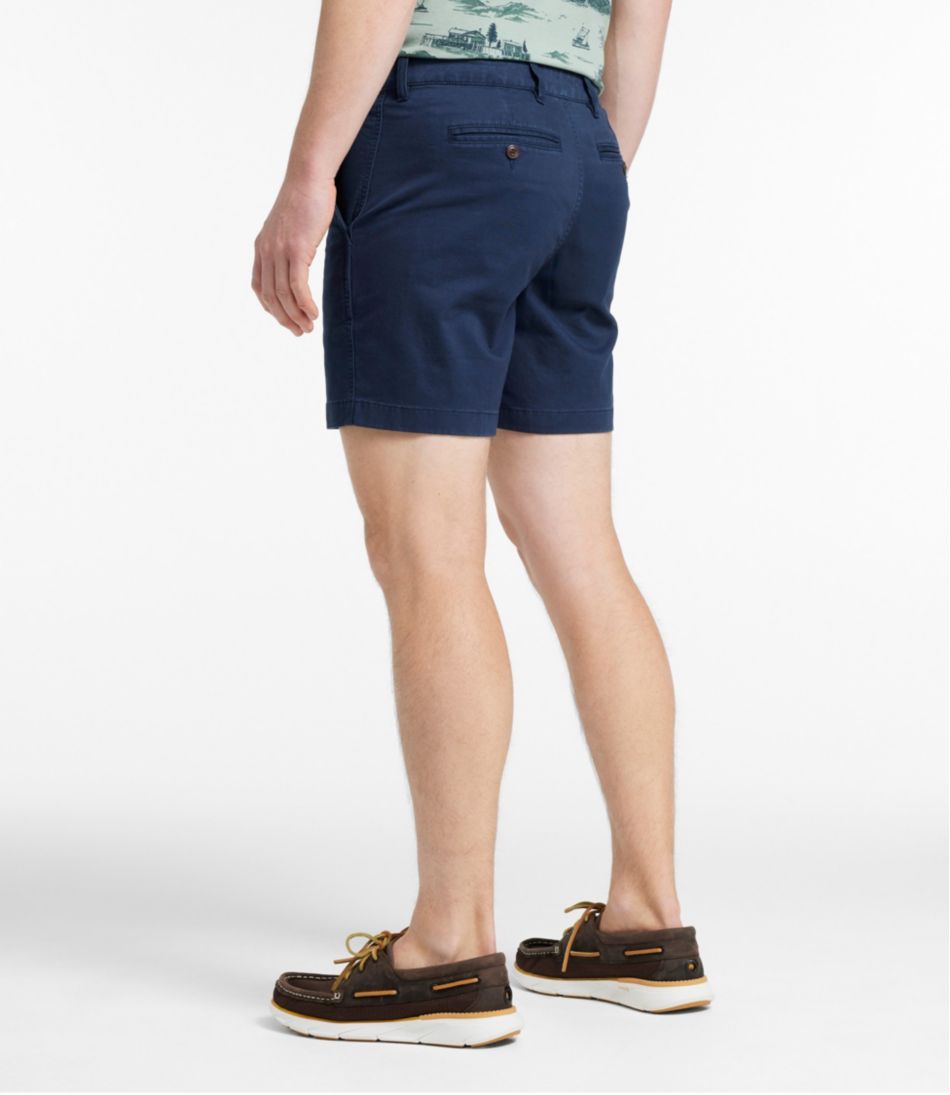 Men's Lakewashed? Stretch Khaki Shorts, 6" - Image 3
