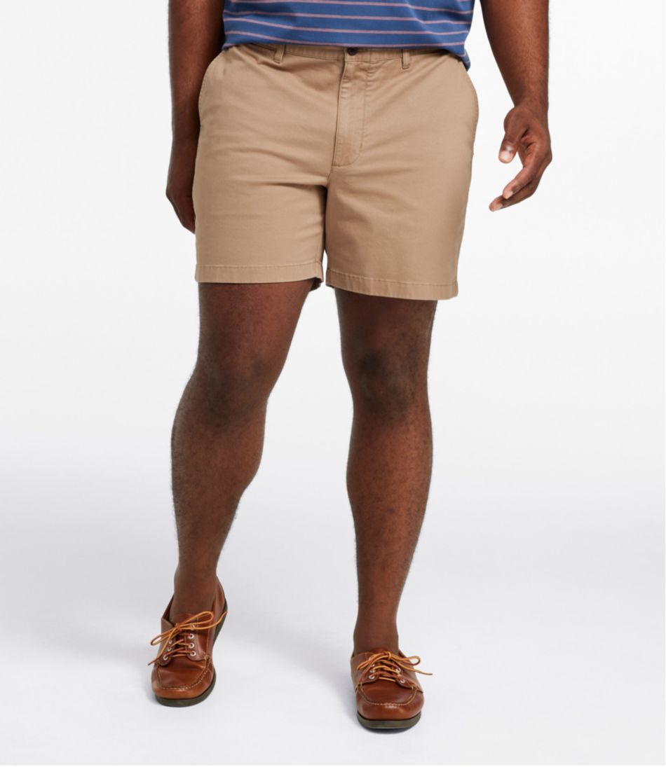 Men's Lakewashed? Stretch Khaki Shorts, 6" - Image 4
