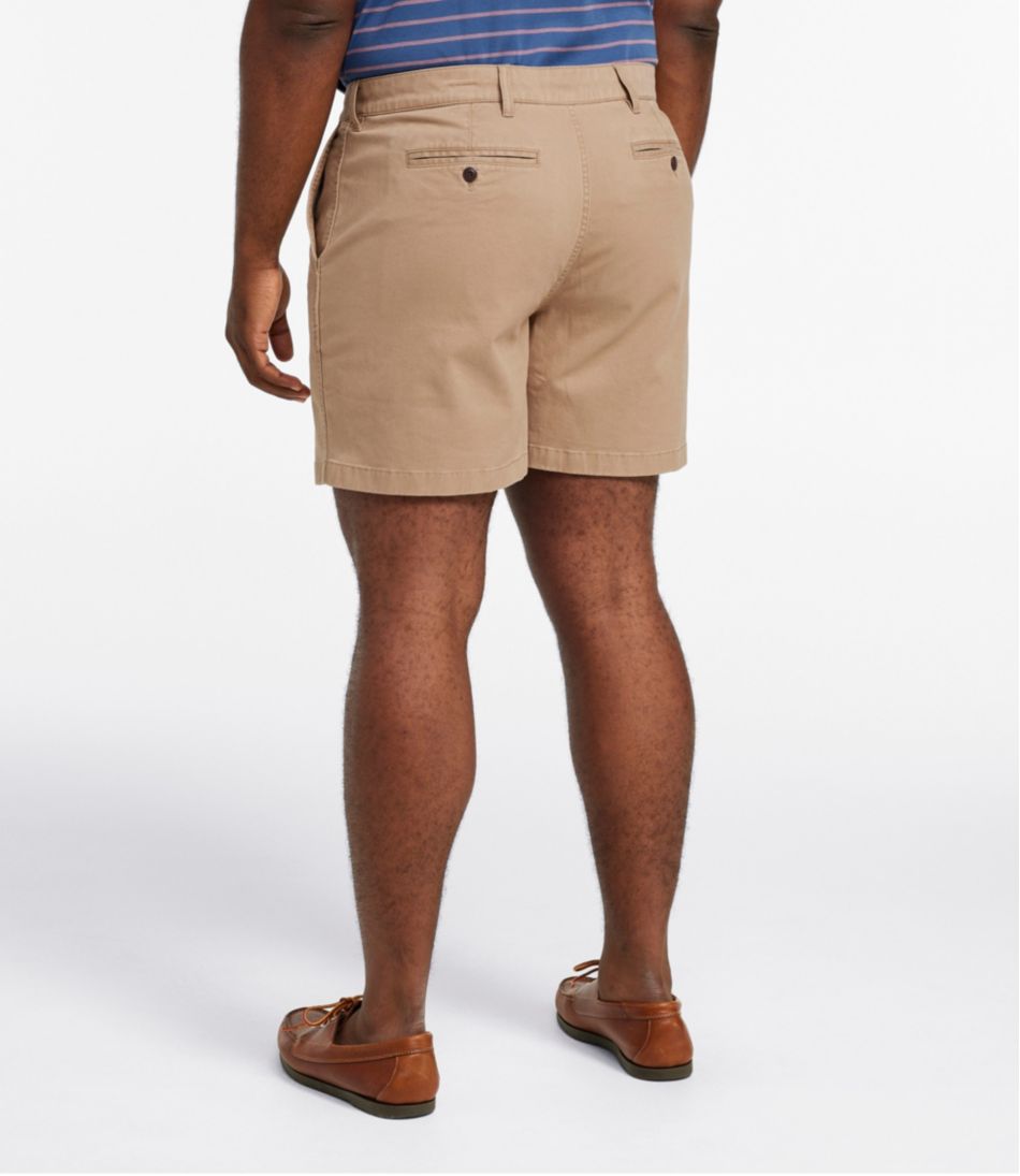 Men's Lakewashed? Stretch Khaki Shorts, 6" - Image 5