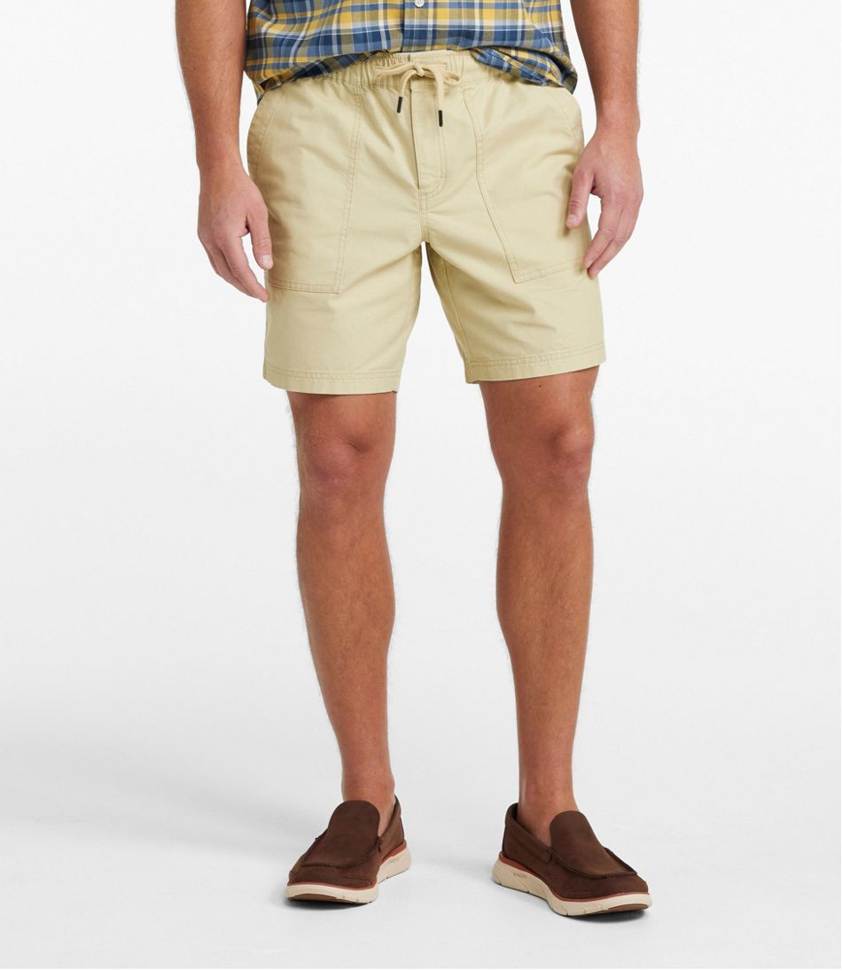 Men's Sunwashed Cotton Shorts, 8" - Image 2