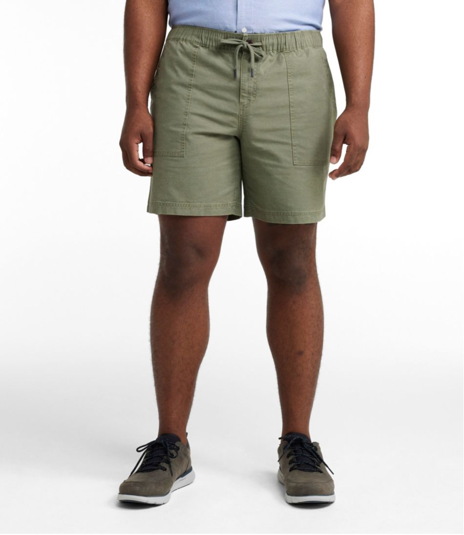 Men's Sunwashed Cotton Shorts, 8" - Image 4