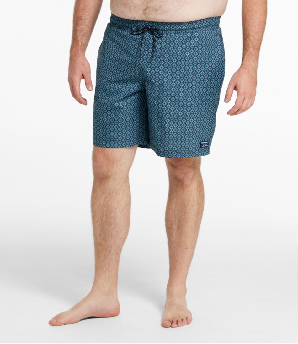 Men's Vacationland Stretch Swim Trunks, Print, 8" - Image 4