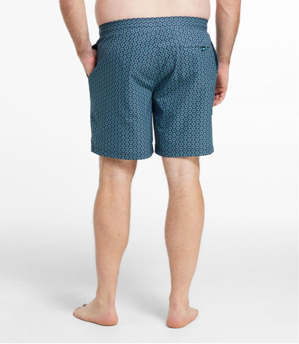Men's Vacationland Stretch Swim Trunks, Print, 8" - Image 5