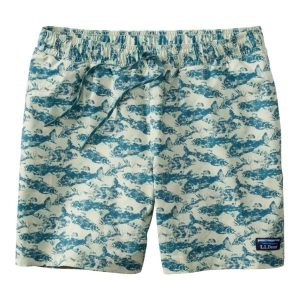 Men's Vacationland Stretch Swim Trunks, Print, 6"