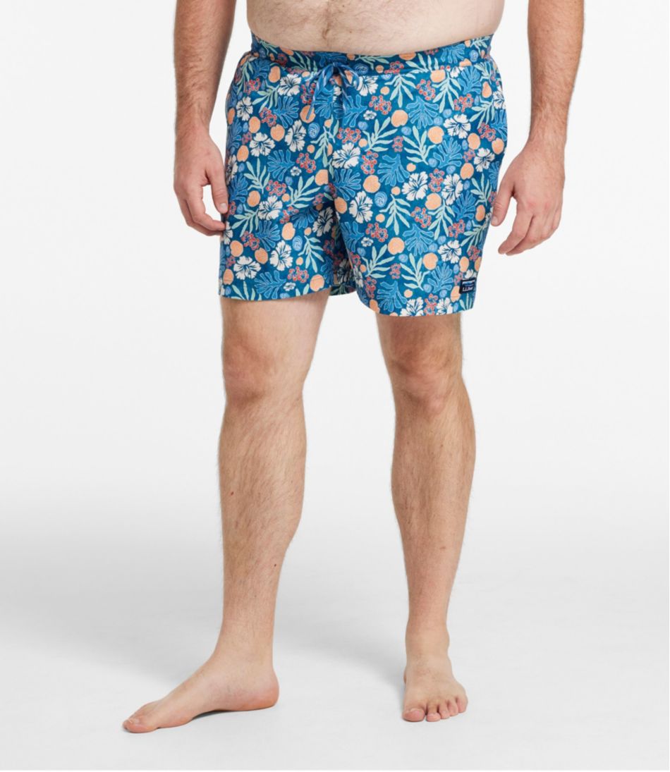 Men's Vacationland Stretch Swim Trunks, Print, 6" - Image 4