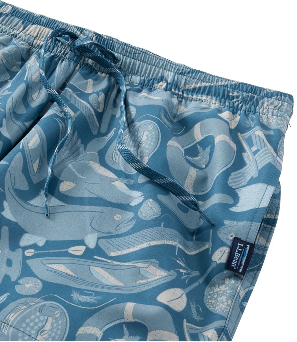 Men's Bold Coast Swim Trunks, 5" - Image 4