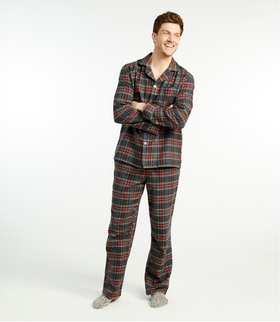 Men's Scotch Plaid Flannel Pajamas - Image 2