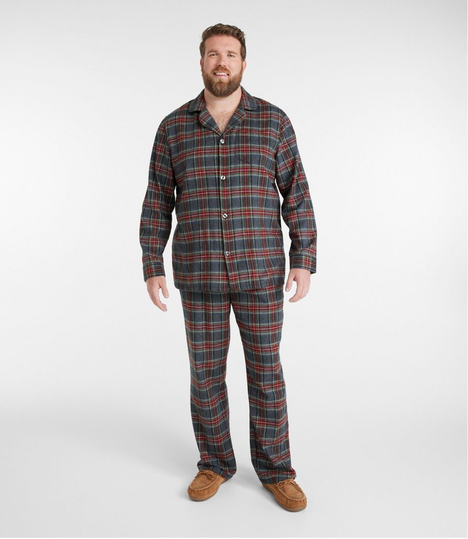 Men's Scotch Plaid Flannel Pajamas - Image 4