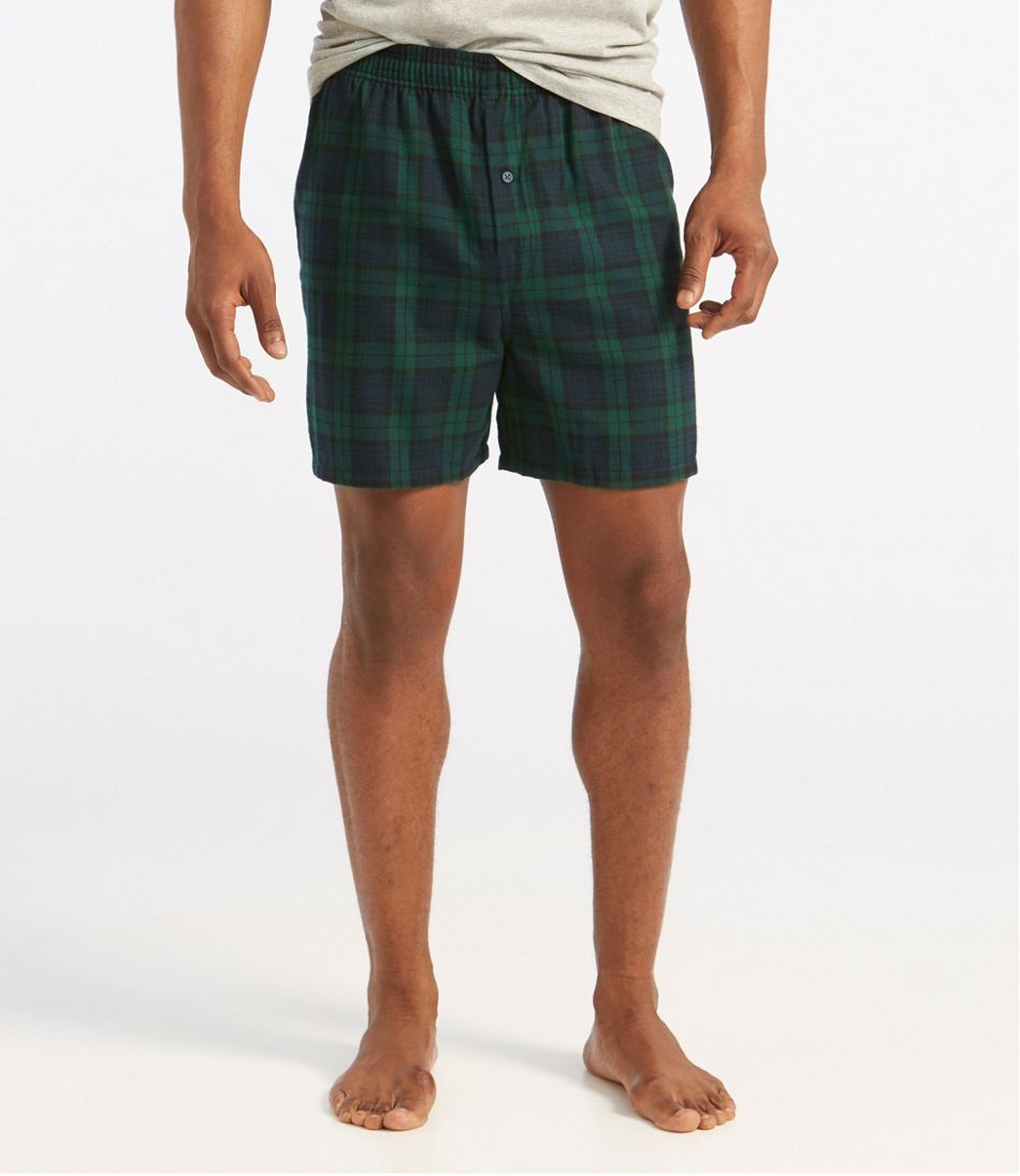 Men's Scotch Plaid Flannel Boxers - Image 2