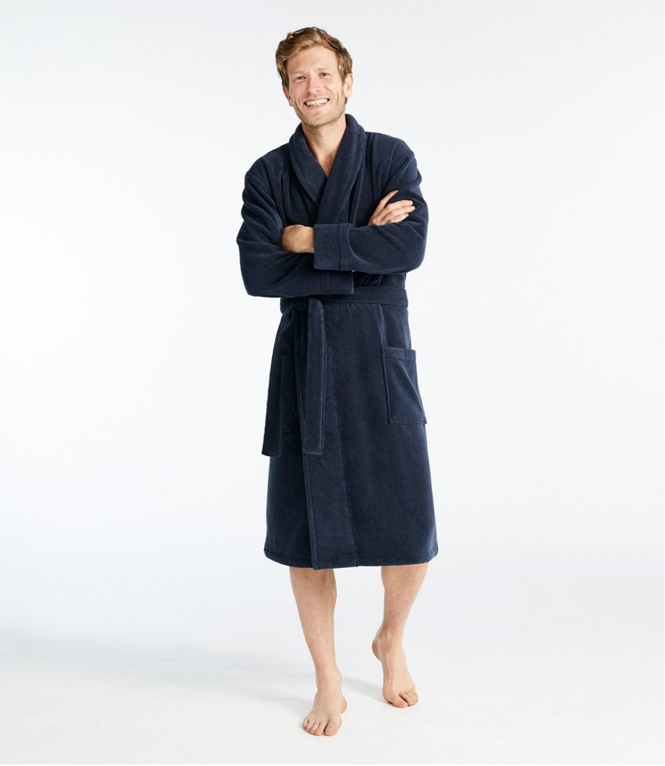 Men's Terry Cloth Cotton Robe - Image 2