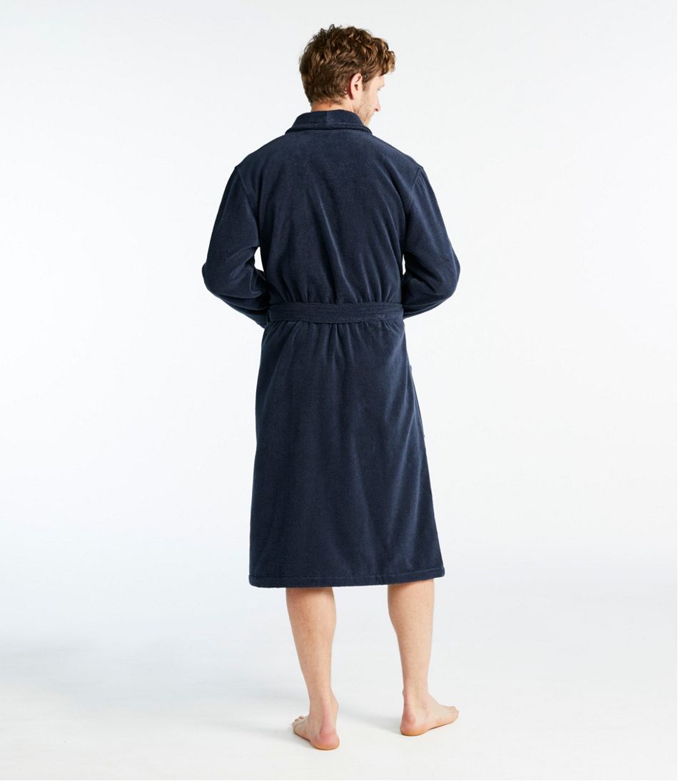 Men's Terry Cloth Cotton Robe - Image 3