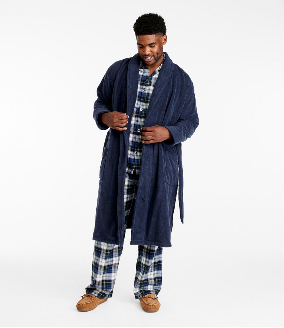 Men's Terry Cloth Cotton Robe - Image 4