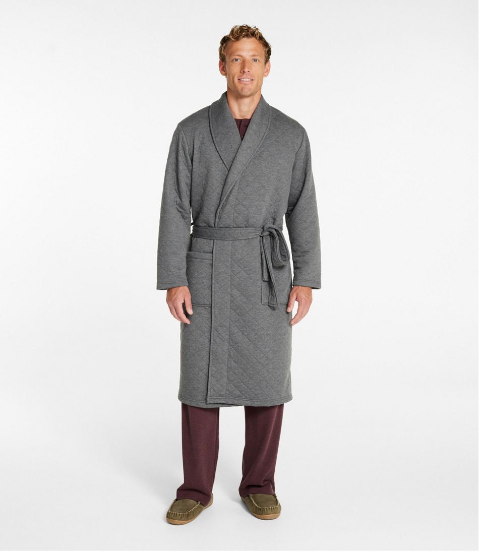 Men's Quilted Robe - Image 2