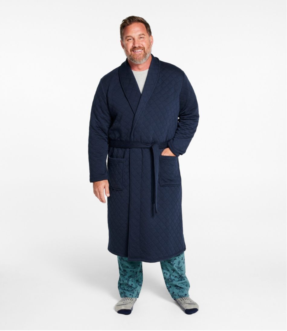 Men's Quilted Robe - Image 4