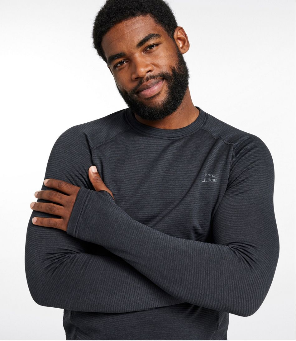 Men's L.L.Bean Midweight Base Layer Crew Top - Image 4