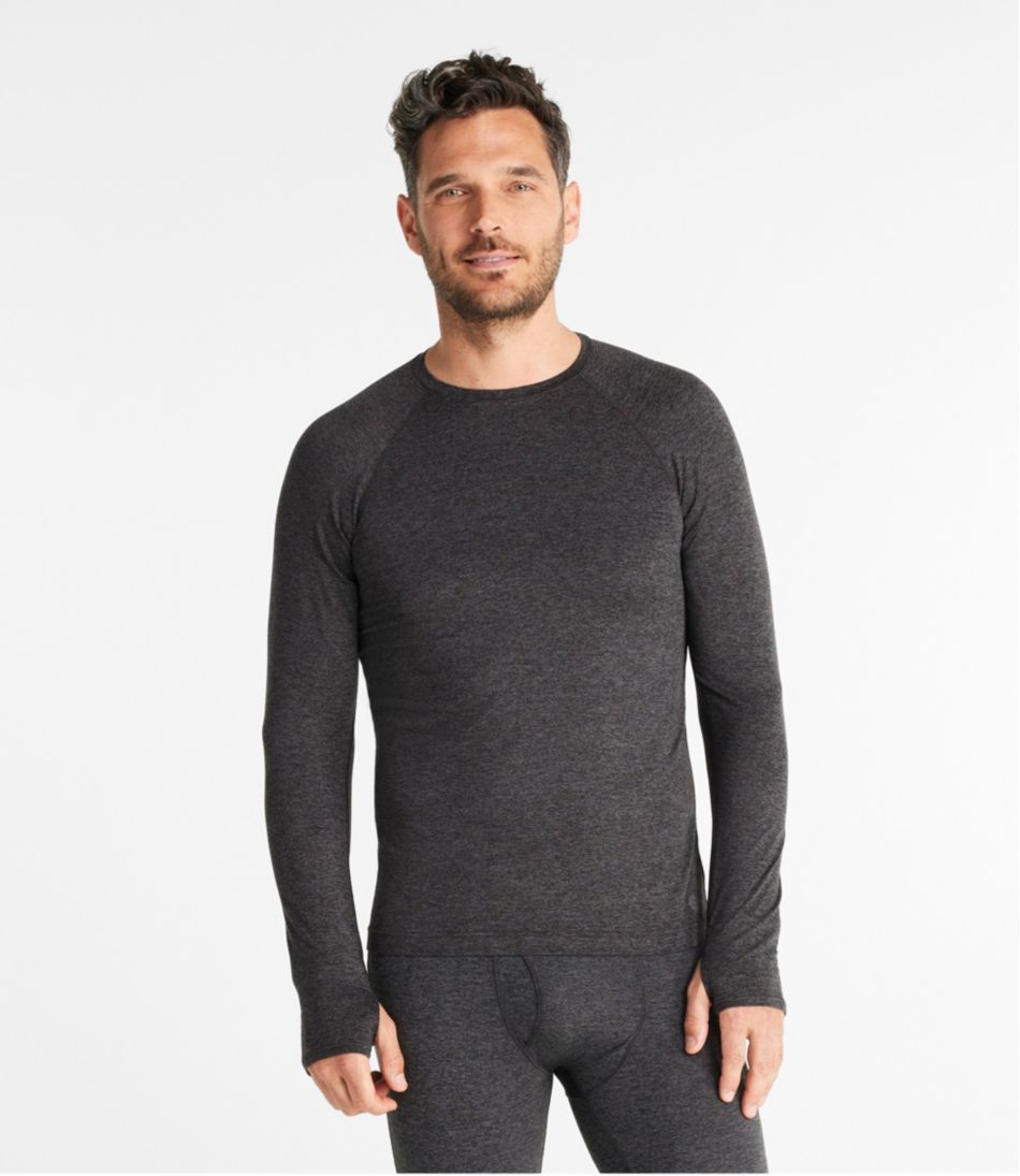 Men's L.L.Bean Simple Soft Base Layer, Crew - Image 2