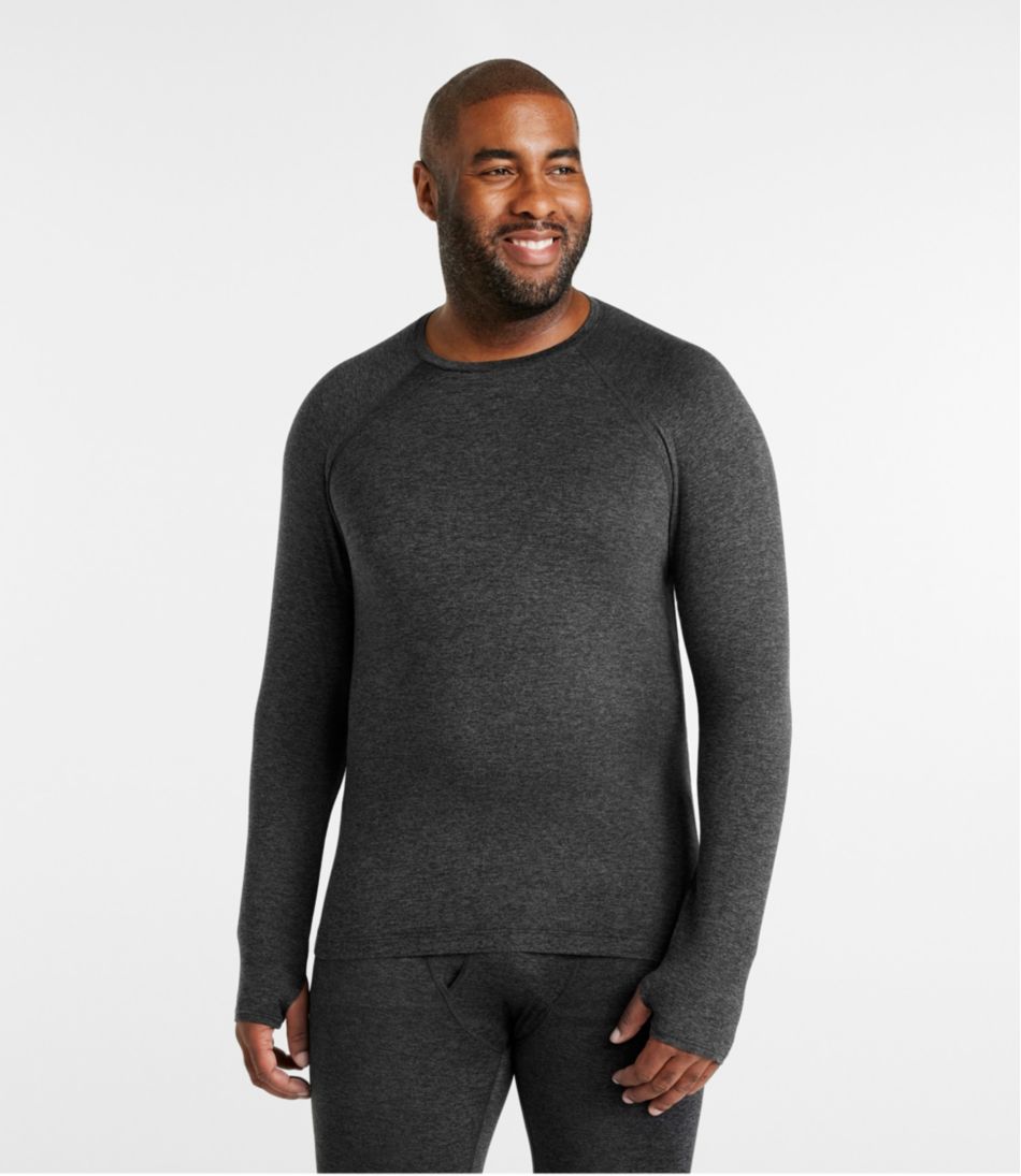 Men's L.L.Bean Simple Soft Base Layer, Crew - Image 4