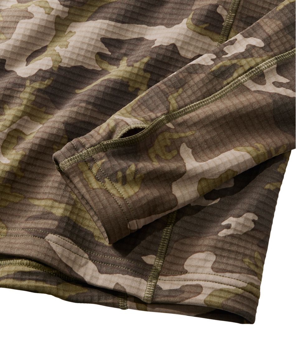 Men's L.L.Bean Heavyweight Base Layer Crew Top, Print - Image 6
