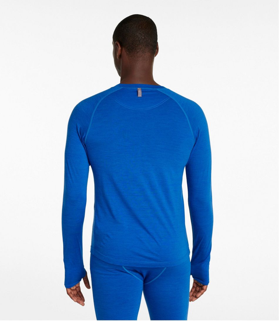 Men's Cresta Ultralight 150 Crew Top, Stripe - Image 3