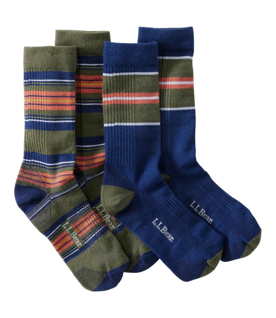 Men's Everyday Chino Socks, Stripe 2-Pack
