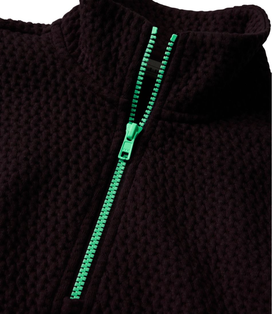 Kids' Ridgeknit Pullover, Glow-in-the-Dark Quarter-Zip - Image 5