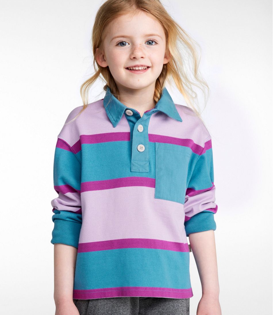 Kids' Striped Rugby Shirt - Image 2