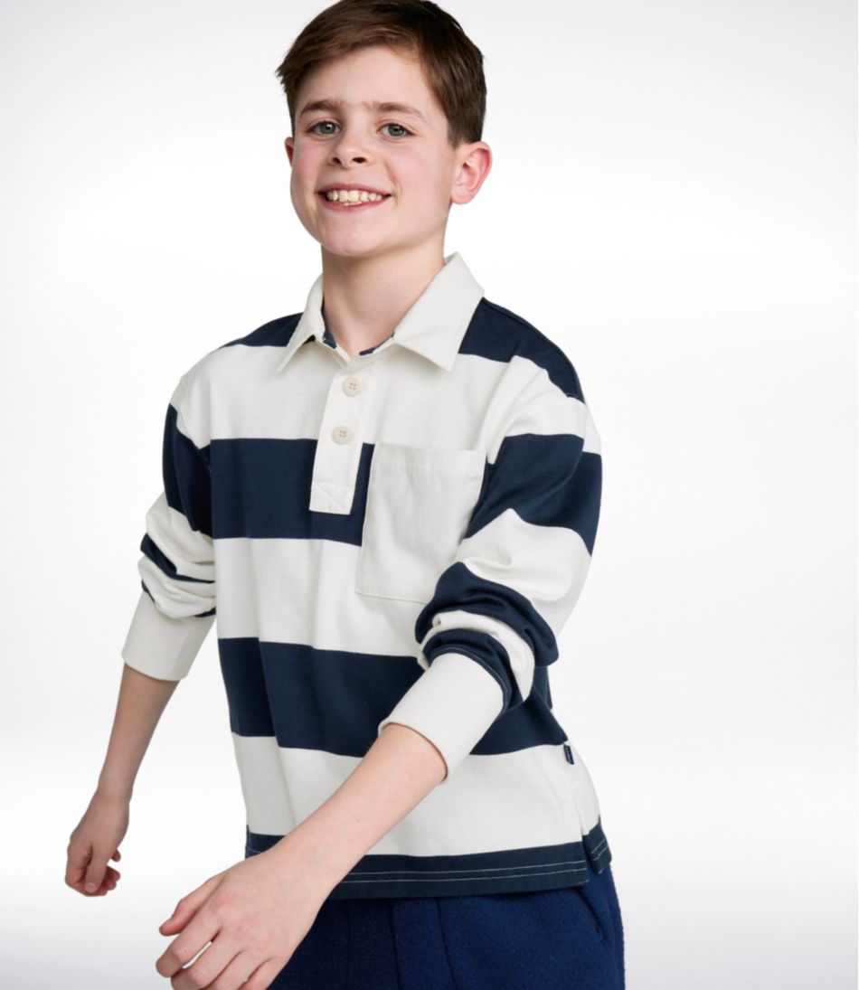 Kids' Striped Rugby Shirt - Image 3