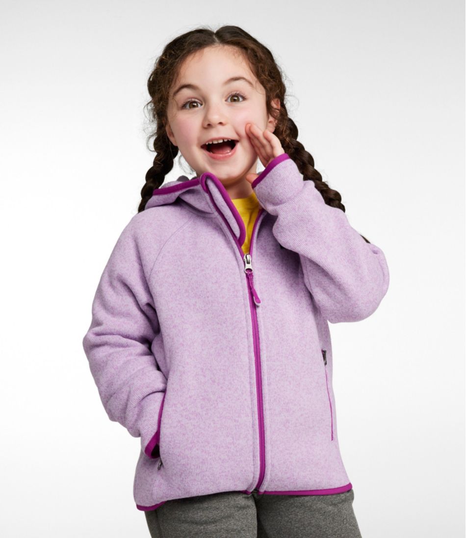 Kids' L.L.Bean Sweater Fleece, Hooded - Image 3