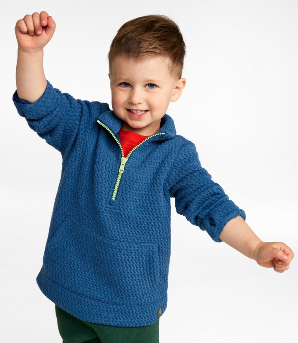 Toddlers' Ridgeknit Pullover, Glow-in-the-Dark Quarter-Zip - Image 2