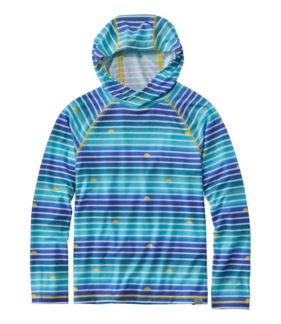 Kids' Everyday SunSmart? Hooded Tee, Long-Sleeve Stripe