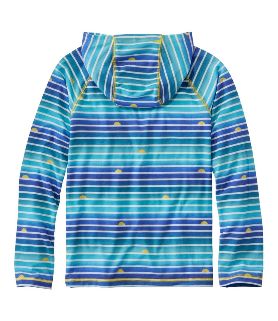 Kids' Everyday SunSmart? Hooded Tee, Long-Sleeve Stripe - Image 4