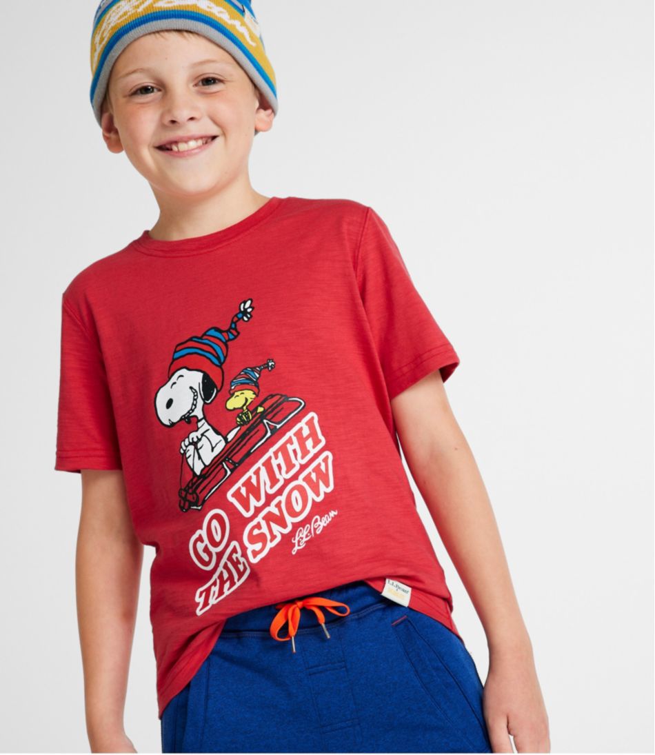 Kids' L.L.Bean x Peanuts Short-Sleeve Tee - Image 3